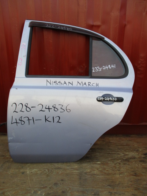 Used Nissan March WINDOWS GLASS REAR LEFT